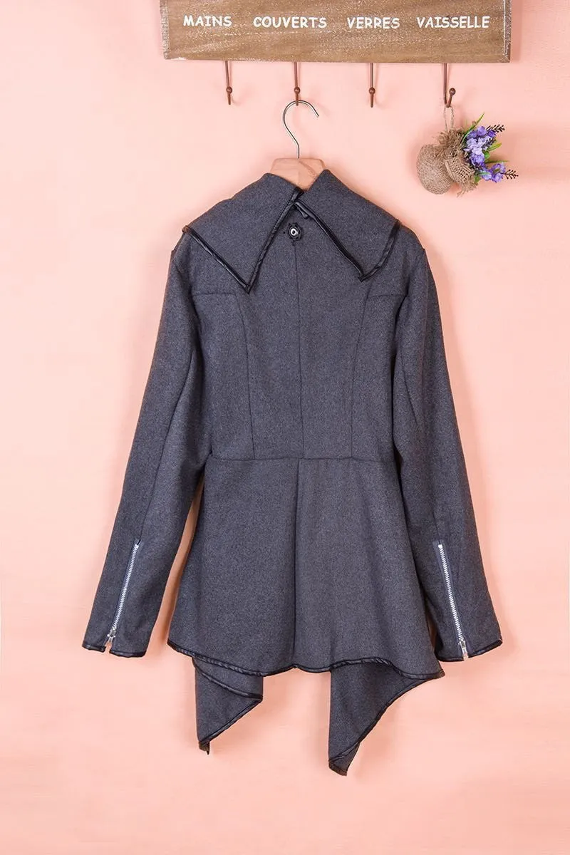 women woolen coat windbreaker jacket Slim female wool Trench coats cardigan 9 colors