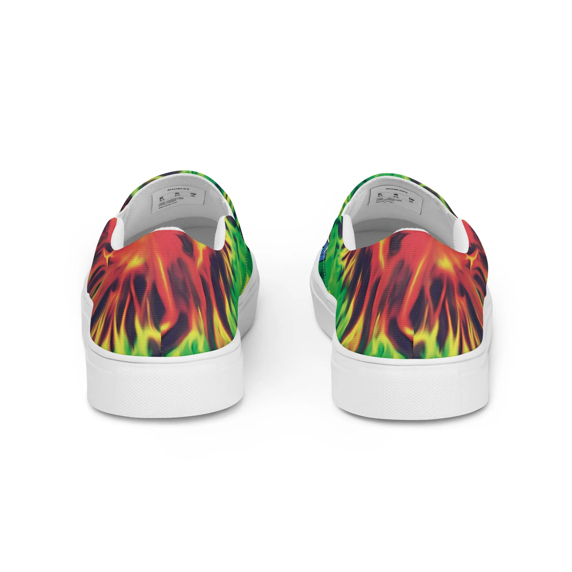 Women’s slip-on canvas shoes - Psychedelic Girl SG010