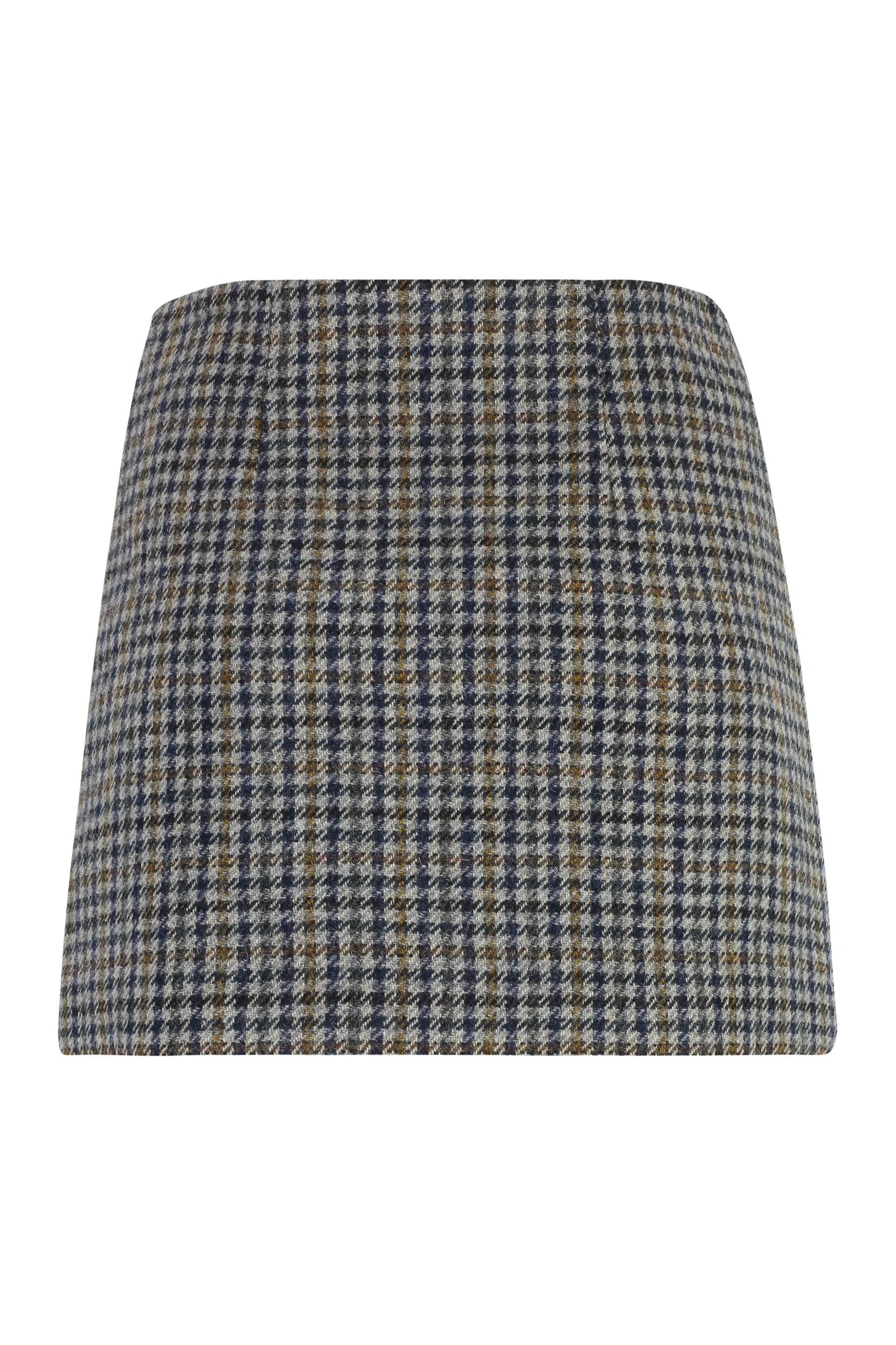 Wool mini skirt