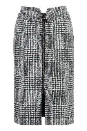 Wool skirt