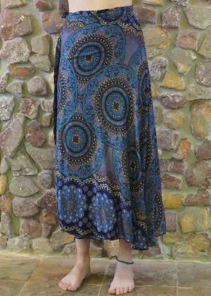 Wrap-Around Skirt - Blue