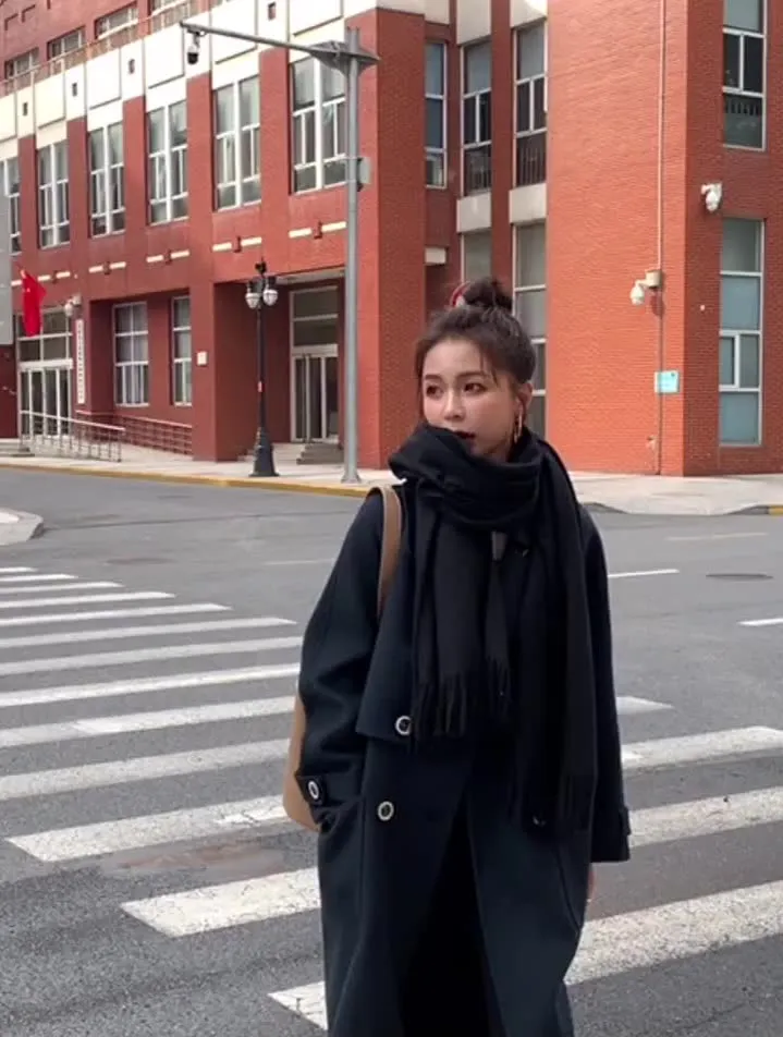 ZABRI Newest design top quality winter plus size Long cashmere wool coat women