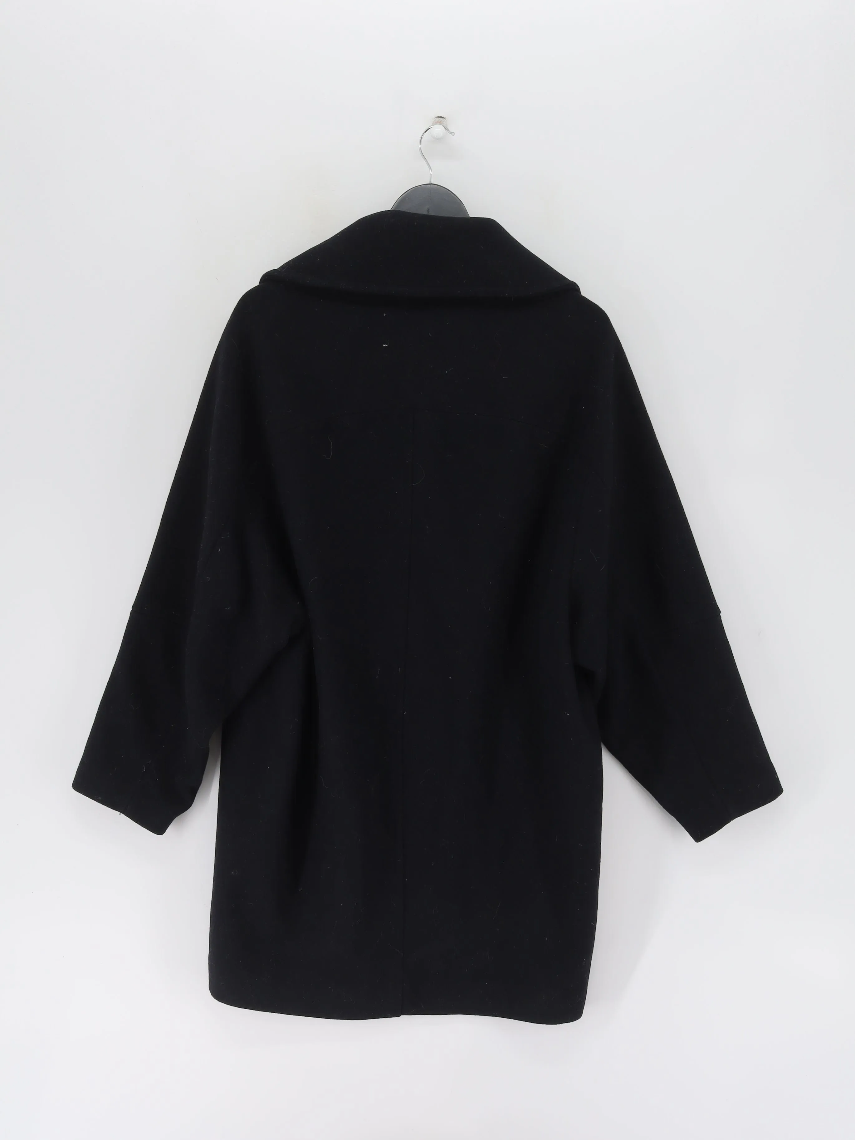 Zara Women's Jacket M Black Polyester with Other, Wool