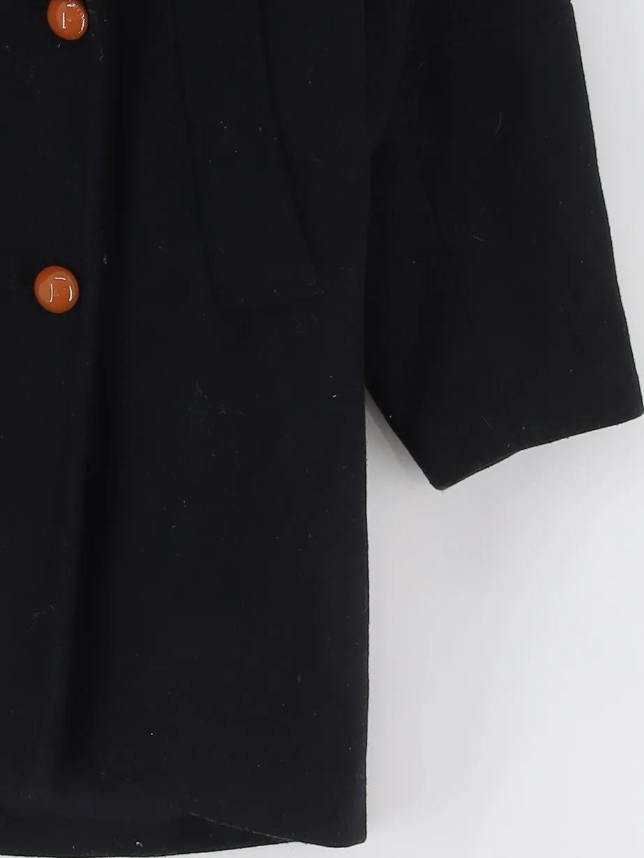 Zara Women's Jacket M Black Polyester with Other, Wool